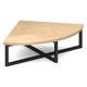 Fuse Corner Reception Coffee Table, Kendal Oak, Express Delivery