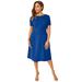 Plus Size Women's Fit & Flare Dress by Jessica London in Dark Sapphire (Size 16 W)