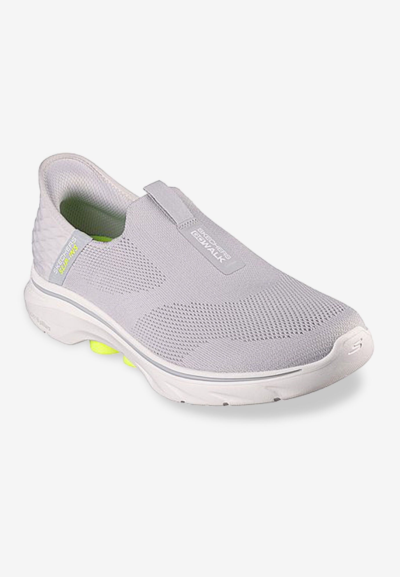 Extra Wide Width Men's Skechers GO WALK 7 Slip-Ins by Skechers in Grey (Size 13 WW)