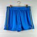 Nike Shorts | Nike Blue Dri-Fit Mesh Active Sports Running Workout Drawstring Shorts Medium | Color: Blue/Silver | Size: M