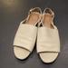 Madewell Shoes | Madewell Leather Sandals | Color: Cream | Size: 7.5