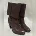 Michael Kors Shoes | Michael Kors- Leather Brown Booties W/Heels (4 Inch) | Color: Brown | Size: 7