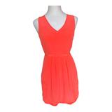 Madewell Dresses | Madewell Silk Alexa Chung Cutout Dress Size 0 In Coral | Color: Pink | Size: 0