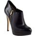 Michael Kors Shoes | New Michael Kors Women York Leather Platform Stiletto Heel Below Ankle Bootie | Color: Black/Gold | Size: Various