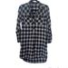 Madewell Dresses | Madewell Women’s Daywalk Long Sleeve Plaid Dress Size Small | Color: Blue/White | Size: S