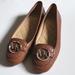 Michael Kors Shoes | Michael Kors Women's Lillie Leather Moccasins Leather Flats 8.5 9 Brown | Color: Brown/Gold | Size: Various
