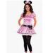 Disney Costumes | Minnie Mouse 5 Piece Costume Size Small /Junior 3-5 | Color: Pink/White | Size: Small- Junior 3-5