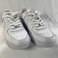 Nike Shoes | Nike Air Force 1 Youth (Gs) Size 6y Triple White Leather Casual Shoes Dh2920-111 | Color: White | Size: 6y