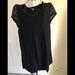 Anthropologie Dresses | Meadow Rue Anthropologie Lace Mini Dress/Tunic Black Short Sleeves Asymmetrical | Color: Black | Size: M