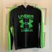 Under Armour Shirts & Tops | Black And Green Hooded Sweatshirt | Color: Black/Green | Size: Lb
