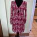 American Eagle Outfitters Dresses | American Eagle Sz S Red Floral Long Sleeve Dress | Color: Red | Size: S