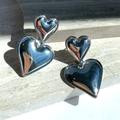 Anthropologie Jewelry | New~ Anthropologie Amber Sceats "Cupid" Silver Double Heart Earrings | Color: Silver | Size: Os