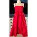 Anthropologie Dresses | Anthropologie Cerise Smocked Red Midi Dress M | Color: Red | Size: M