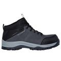 Skechers Men's Work: Relment - Erett CT Boots | Size 13.0 | Charcoal/Black | Leather/Textile/Synthetic