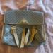 Gucci Bags | New Arrival Women’s Vintage Grey & Beige Gucci Bag | Color: Gray/Tan | Size: Os