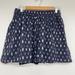 Madewell Skirts | Madewell Blue Polka Dot Drawstring Waist Skirt Pull On Casual Mini Size S | Color: Blue | Size: S
