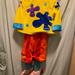 Disney Costumes | Disney Store Jojo’s Circus Clown Costume Child | Color: Red/Yellow | Size: Xs