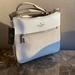 Kate Spade Bags | Kate Spade Leila Kb648 Swingpack Crossbody, Colorblock Pebbled Leather, Nwt | Color: Cream/White | Size: 10.6”W X 9.68”H X 2.8”D