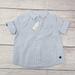 Zara Shirts & Tops | New!! Zara Baby Boy Fashionable Button Up Size 3-6 Months | Color: Blue | Size: Baby Boy Size 3-6 Months