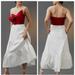 Anthropologie Dresses | Anthropology Bow Tie Maxi Dress | Color: Red/White | Size: 6