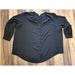 Nine West Tops | New Nine West Long Sleeve Button Up Blouse Top Black Size 4x | Color: Black | Size: 4x