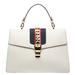 Gucci Bags | Gucci Sylvie White Leather Shoulder Bag (Pre-Owned) | Color: White | Size: Os