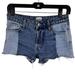 Urban Outfitters Shorts | Bdg Urban Outfitters Denim Shorts Size 25 Two-Tone Split Cotton Fray | Color: Blue | Size: 25