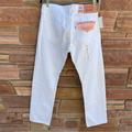 Levi's Jeans | New Levis 501 Original Fit Mens Jeans White 33x30 #0651 W33l30 Levi Button Fly | Color: White | Size: 33