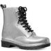 Michael Kors Shoes | Michael Michael Kors Women's Tavie Lug Sole Lace-Up Rain Booties Silver 7 & 9 | Color: Silver | Size: Various