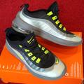 Nike Shoes | Nike Air Max Axis Gs Ah5222- 012 Black/Volt Gun/Smoke Volt, Sz 7y, Women 8.5/9 | Color: Gray/Yellow | Size: 7 Y / Women's 8.5/9