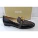 Michael Kors Shoes | Michael Kors Rory Leather And Logo Loafer Black / Brown Size 7.5 | Color: Black | Size: 7.5