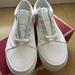 Vans Shoes | New Never Worn Vans Canvas Old Skool Sneakers - White Size 7 Women's 5.5 Men's | Color: White | Size: 7