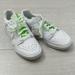 Adidas Shoes | New Adidas Slamcourt Neon Green Star Sneakers Sz 7.5 | Color: Green/White | Size: 7.5