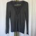American Eagle Outfitters Tops | Grey Long Sleeve Top | Color: Gray/Silver | Size: M