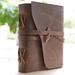 India.Curated. Journal, Leather | 5 H x 7 W x 1 D in | Wayfair AVA-DIARY-DRKBRWN