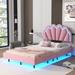 Brayden Studio® Standard Bed Metal in Pink | 44.9 H x 57.7 W x 79.1 D in | Wayfair 86C6884313EC4078B5D6628FC0BEE19E