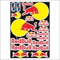 Logo de casque de moto Big Red Bull autocollant Yamaha Ktm Honda Kawasaki SUZUKI