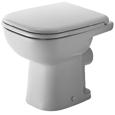 D-CODE Stand-WC tief, 350 x 480 mm, Abgang waagerecht weiß Image