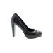 Cole Haan Heels: Black Solid Shoes - Women's Size 9 - Round Toe