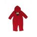 Carter's Long Sleeve Outfit: Red Solid Bottoms - Size 6 Month