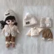 Kleidung für Puppen 16 cm bjd ob11 Puppe Kleidung Hut T-Shirt kurz 1/8 Accessoires Anzug Kleid Rock