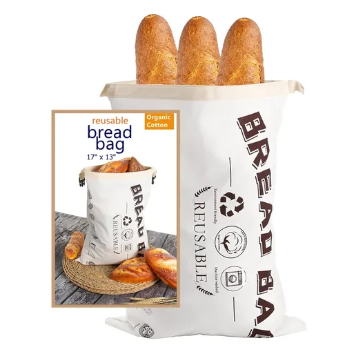 Brotbeutel Bio wieder verwendbare Brotbeutel für hausgemachtes Brot Geschenk geben frisch haltbaren