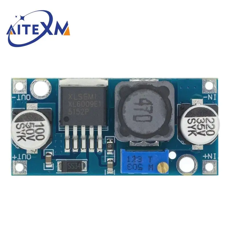 Xl6009 Dc-Dc Booster Modul Netzteil Modul Ausgang Einstellbar Super Lm2577 Step-Up Modul Image