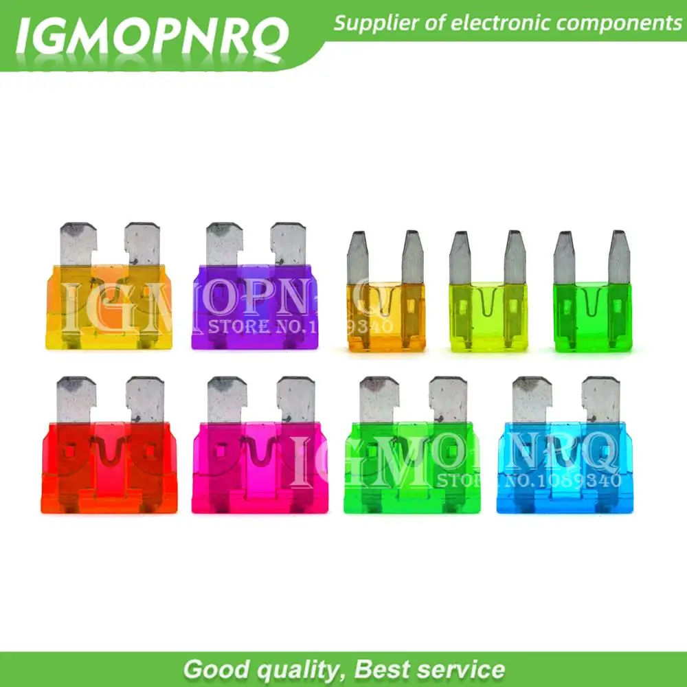 10 Stück Blade Auto Sicherung ATC Sicherung Automotive Mini Medium Blade Sicherung Ibuw 1a 2a 3a 5a 0,5a 10a 15a 20a 25a 30a 35a 40a 45a 50a neu Image