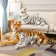 30-110cm große Simulation sibirischen Tiger Plüschtiere lebensechte Tier puppen Kinder Kinder Dekor