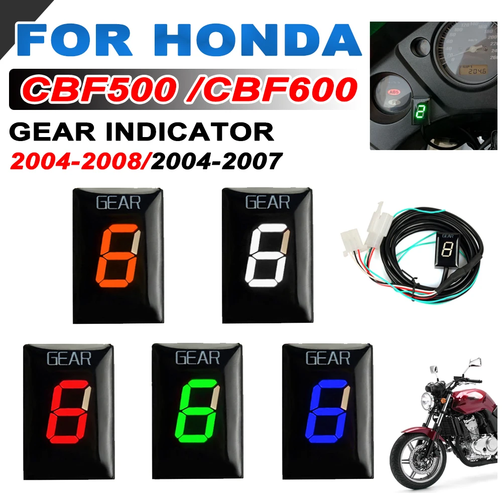 Per Honda CBF500 CBF 500 2004 2005-2008 CBF600 CBF 600 2004 - 2007 Accessori Moto 1-6 Gear Display Indicatore Misuratore di Velocità