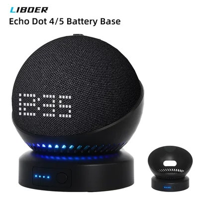 Liboer Original Docking Station Für Echo Dot 4th Gen Tragbare Batterie Basis Für Alexa Smart Image
