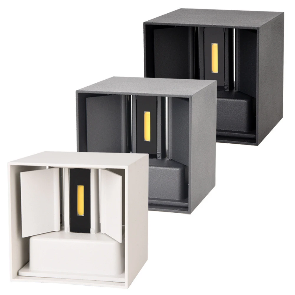IP65 LED Wasserdichte Wandleuchten 12W Indoor Outdoor Einstellbare Wandleuchte Hof Veranda Wohnzimmer Flur Schlafzimmer Wandleuchte