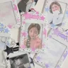 Kawaii Star 3 pollici cartolina titolare cartoline Album colorato Card Storage Photo Bag Kpop Idol