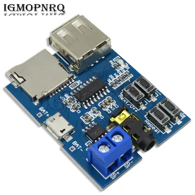 TF Karte U Disk MP3 Format Decoder Board Modul Verstärker Dekodierung Audio Player Modul Image
